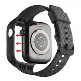 Apple Watch 45mm ranneke, kudottu, musta