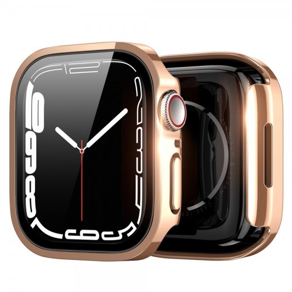 Dux Ducis Apple Watch 45mm Hamo Series -suojakuori, ruusukulta