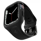 Spigen Apple Watch 45 mm kuori ja ranneke Liquid Air Pro, musta