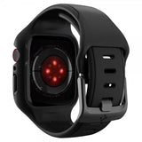 Spigen Apple Watch 45 mm kuori ja ranneke Liquid Air Pro, musta