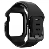 Spigen Apple Watch 45 mm kuori ja ranneke Liquid Air Pro, musta
