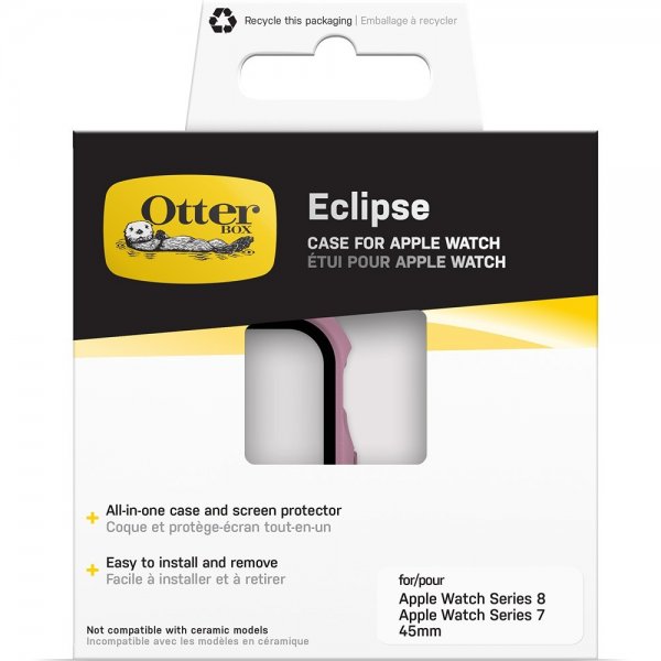 Otterbox Apple Watch 45mm Kuori ja näytönsuoja Eclipse Mulberry Muse