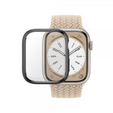 PanzerGlass Apple Watch 45mm Kuori näytönsuojalla Full Body Protector D3O Musta