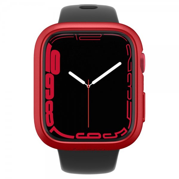 Spigen Apple Watch 45mm Thin Fit Metallic Red -suojakuori