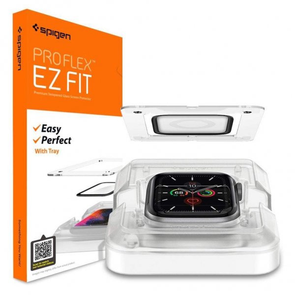 Spigen Apple Watch 45mm Näytönsuoja ProFlex EZ Fit 2-pakkaus