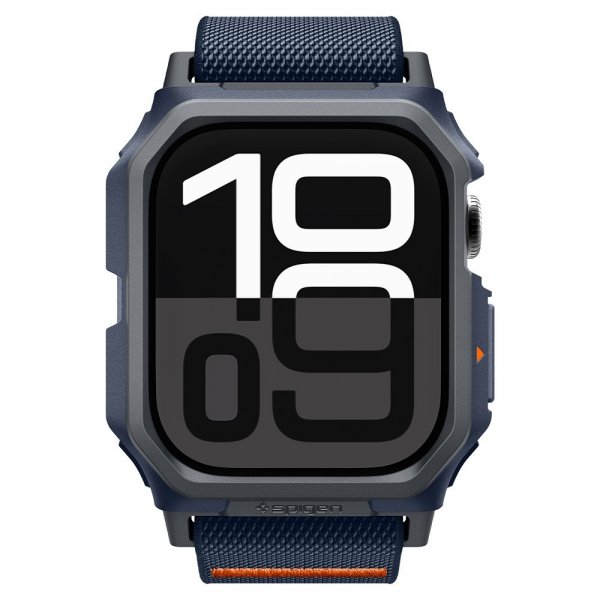 Spigen Apple Watch 46mm (Series 10/11) ranneke ja suojakotelo Lite Fit Pro Navy Blue