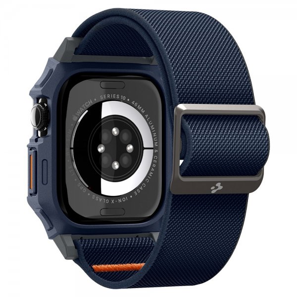 Spigen Apple Watch 46mm (Series 10/11) ranneke ja suojakotelo Lite Fit Pro Navy Blue