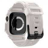 Spigen Apple Watch 46mm (Series 10/11) ranneke ja suojakuori Rugged Armor Pro Dune Beige