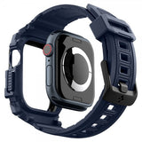 Spigen Apple Watch 46 mm (Series 10/11) ranneke ja suojakuori Rugged Armor Pro Navy Blue