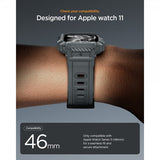 Spigen Apple Watch 46mm (Series 10/11) ranneke Rugged Armor Pro 2 Dark Gray