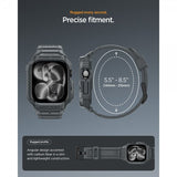 Spigen Apple Watch 46mm (Series 10/11) ranneke Rugged Armor Pro 2 Dark Gray