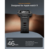 Spigen Apple Watch 46mm (Series 10/11) ranneke Rugged Armor Pro 2 Matte Black