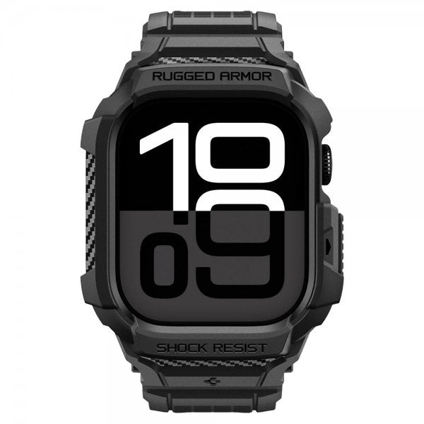 Spigen Apple Watch 46mm (Series 10/11) ranneke Rugged Armor Pro 2 Matte Black