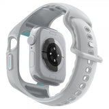 Spigen Apple Watch 46 mm (Series 10/11) Suojakuori ja ranneke Liquid Air Pro Harmaa