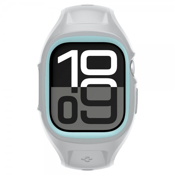 Spigen Apple Watch 46 mm (Series 10/11) Suojakuori ja ranneke Liquid Air Pro Harmaa