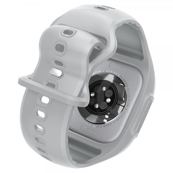 Spigen Apple Watch 46 mm (Series 10/11) Suojakuori ja ranneke Liquid Air Pro Harmaa