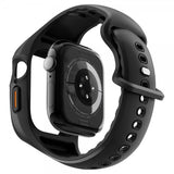 Spigen Apple Watch 46 mm (Series 10/11) kuori ja ranneke Liquid Air Pro Matte Black