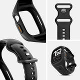 Spigen Apple Watch 46 mm (Series 10/11) kuori ja ranneke Liquid Air Pro Matte Black