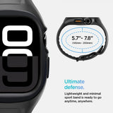 Spigen Apple Watch 46 mm (Series 10/11) kuori ja ranneke Liquid Air Pro Matte Black