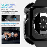 Spigen Apple Watch 46mm (Series 10/11) kuori ja näytönsuoja Tough Armor musta