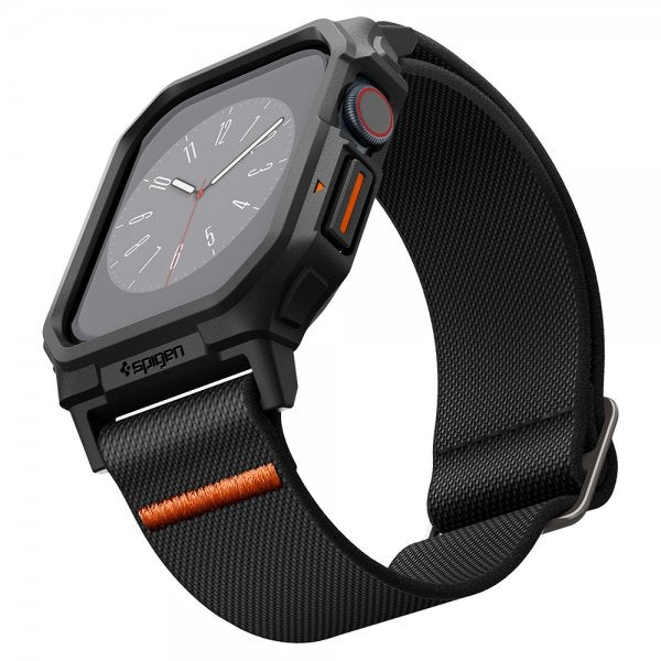Spigen Apple Watch 46mm (Series 10/11) Ranneke ja Kuori Lite Fit Pro Matte Black