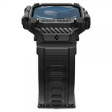Spigen Apple Watch 46 mm (Series 10/11) ranneke ja suojakotelo Rugged Armor Pro Matte Black