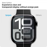 Spigen Apple Watch 46mm (Series 10/11) Näytönsuoja EliteShield EZ Fit 2-pakkaus