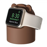 Apple Watch-latausteline, karhu, ruskea