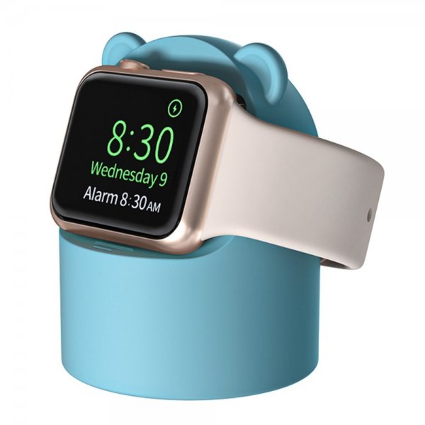 Apple Watch -latausteline, nalle, vaaleansininen