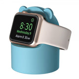 Apple Watch -latausteline, nalle, vaaleansininen