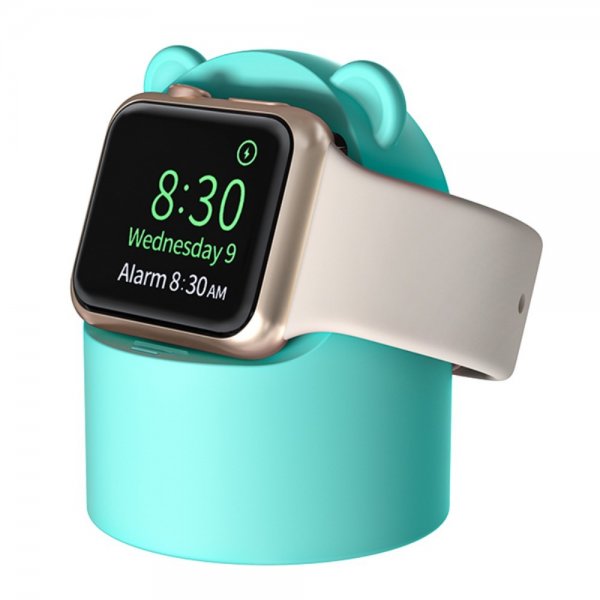 Apple Watch -laturitelakka, karhu, mintunvihreä