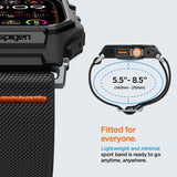 Spigen Apple Watch Ultra 49mm ranneke ja suojakotelo Lite Fit Pro Matte Black