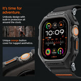 Spigen Apple Watch Ultra 49mm ranneke ja suojakotelo Lite Fit Pro Matte Black