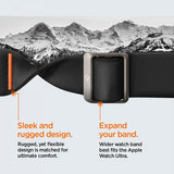 Spigen Apple Watch Ultra 49mm ranneke ja suojakotelo Lite Fit Pro Matte Black