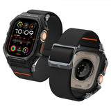 Spigen Apple Watch Ultra 49mm ranneke ja suojakotelo Lite Fit Pro Matte Black