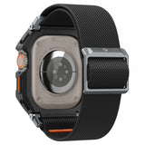 Spigen Apple Watch Ultra 49mm ranneke ja suojakotelo Lite Fit Pro Matte Black