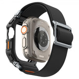 Spigen Apple Watch Ultra 49mm ranneke ja suojakotelo Lite Fit Pro Matte Black
