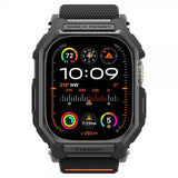 Spigen Apple Watch Ultra 49mm ranneke ja suojakotelo Lite Fit Pro Matte Black