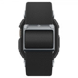 Spigen Apple Watch Ultra 49mm ranneke ja suojakotelo Lite Fit Pro Matte Black