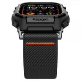 Spigen Apple Watch Ultra 49mm ranneke ja suojakotelo Lite Fit Pro Matte Black