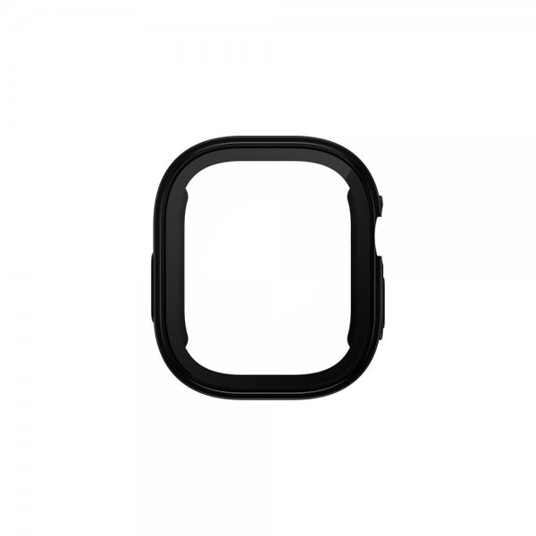 PanzerGlass Apple Watch Ultra 49mm -kuori ja näytönsuoja, koko vartalon suojaus, musta
