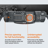 Spigen Apple Watch Ultra 49mm ranneke ja suojakotelo Rugged Armor Pro Dark Gray