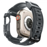 Spigen Apple Watch Ultra 49mm ranneke ja suojakotelo Rugged Armor Pro Dark Gray