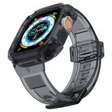 Spigen Apple Watch Ultra 49 mm ranneke ja suojakotelo Rugged Armor Pro Space Crystal