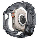 Spigen Apple Watch Ultra 49 mm ranneke ja suojakotelo Rugged Armor Pro Space Crystal