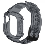 Spigen Apple Watch Ultra 49 mm ranneke ja suojakotelo Rugged Armor Pro Space Crystal