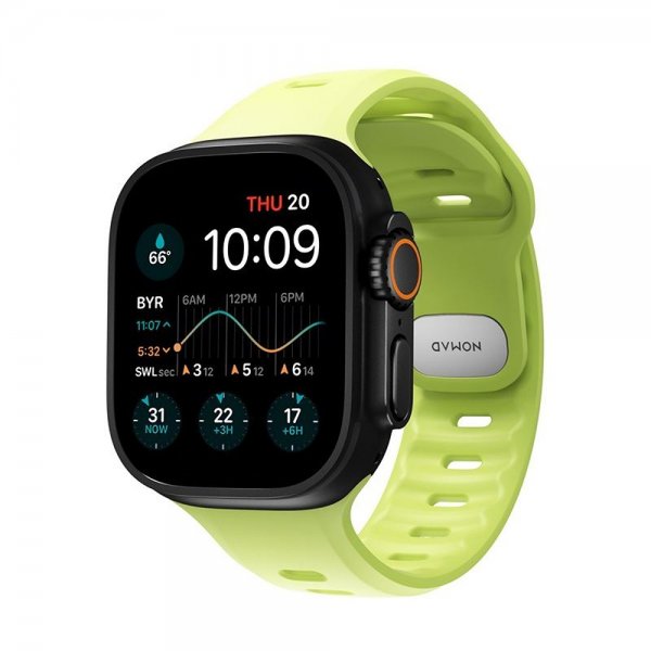 Nomad Apple Watch Ultra 49 mm -ranneke Tempo Band Lumen