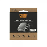 PanzerGlass Apple Watch Ultra 49mm Kotelo näytönsuojalla, täysi suoja, musta