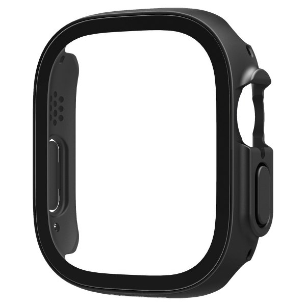 Spigen Apple Watch Ultra -suojakuori ja näytönsuoja, Thin Fit 360, musta