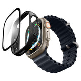 Spigen Apple Watch Ultra -suojakuori ja näytönsuoja, Thin Fit 360, musta